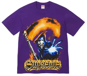 Supreme Grim Reaper Tee Purple - S, M, L, XL, XXL