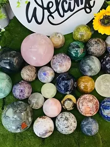 4pcs crystal ball ornaments, suitable for daily home, office, and study display, and also a thoughtful gift for family and friends on Christmas, Halloween, and Valentine's Day, Crystal Sphere