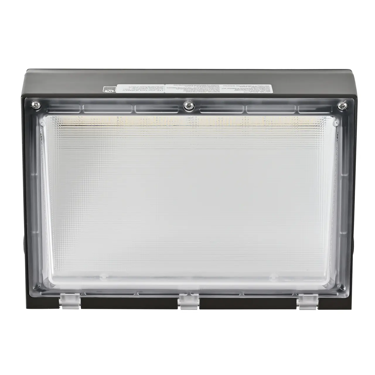 HOLDWILL LED Wall Pack Light 120W with Dusk to Dawn Photocell, Glass Lens, UL Listed for Commercial and Industrial Outdoor Use