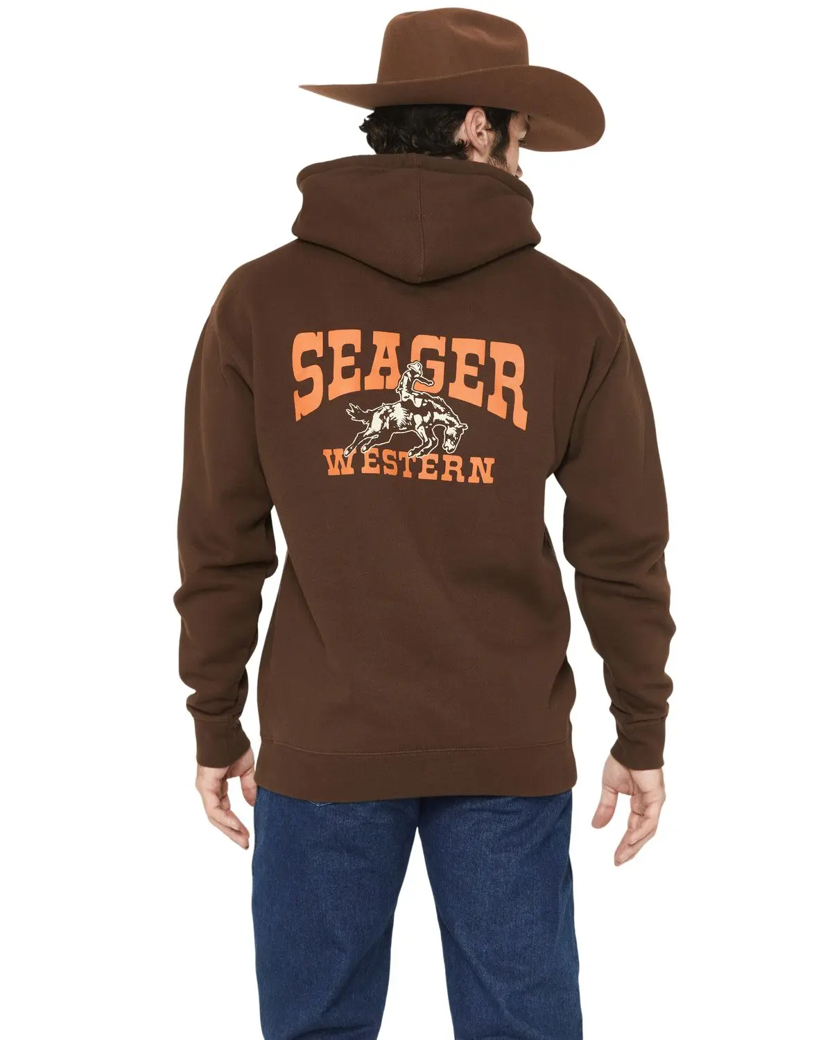 Seager Men's Men'S Rodeo Graphic Hooded Sweatshirt - Mfsp26rdohbrn