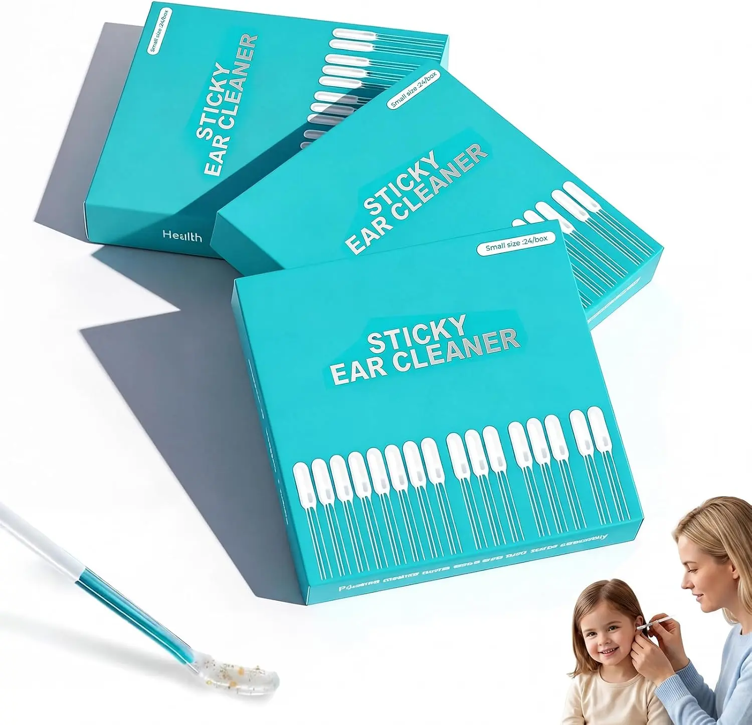 Eco-Friendly Washable Adhesive Picks, Reusable Soft Silicone Grooming Sticks, Sustainable Cleaning Swabs for Daily Hygiene