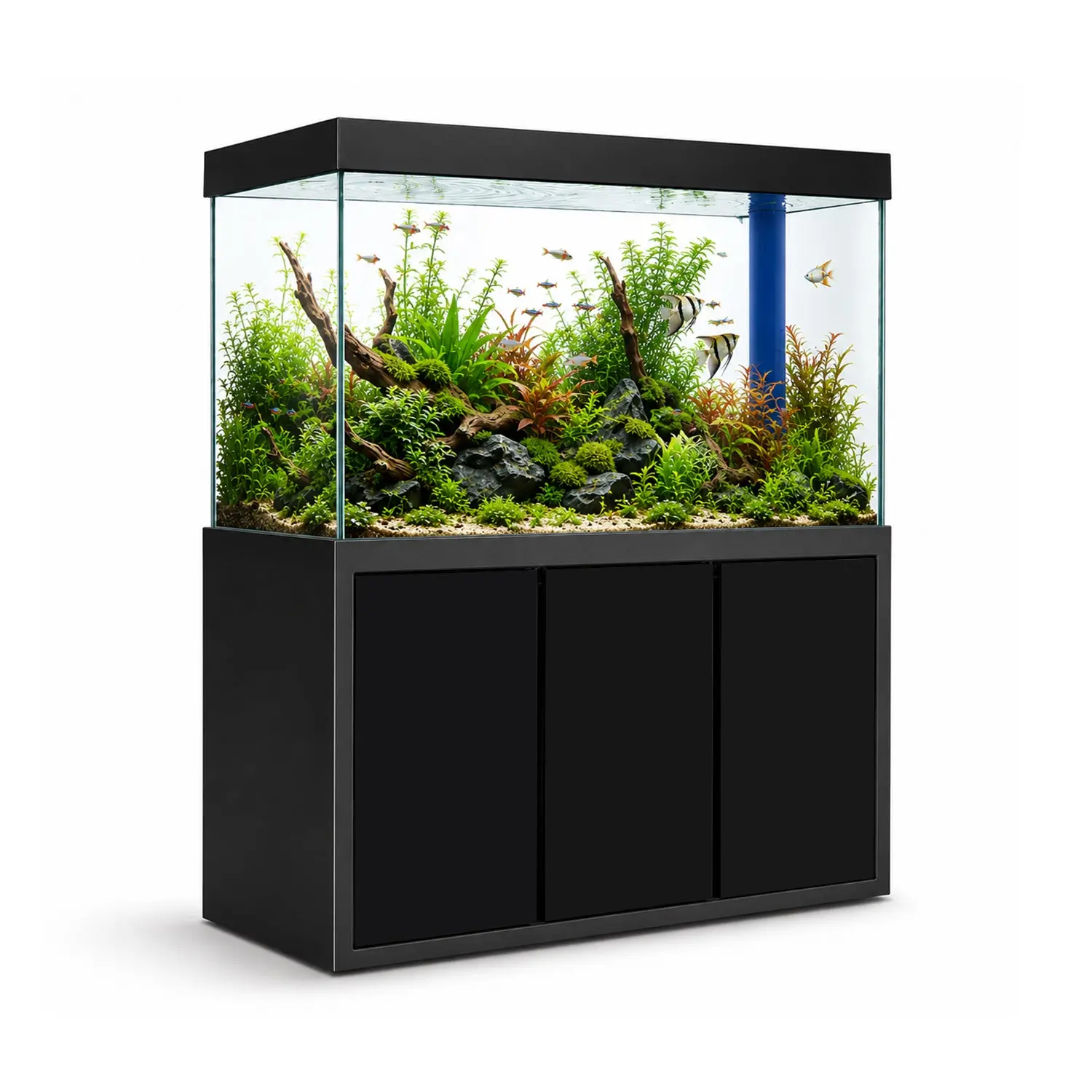 Aqua Dream 135 Gallon Tempered Glass Aquarium Black