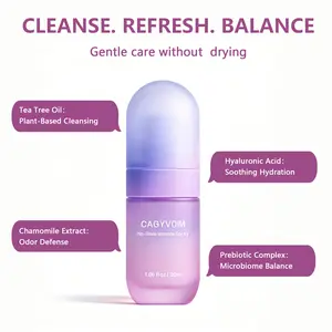 CAGYVOIM Fresh Intimate Skin Spray – Odor Control, pH-Balanced & Itch Relief | Instant Feminine Freshness Spray