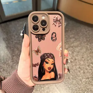 Y2K Bratz Style Phone Case| Fashionable Trendy Shockproof Protective Case| Compatible with iPhone 16-11/S25 Ultra Full Series mobile phone case oh one