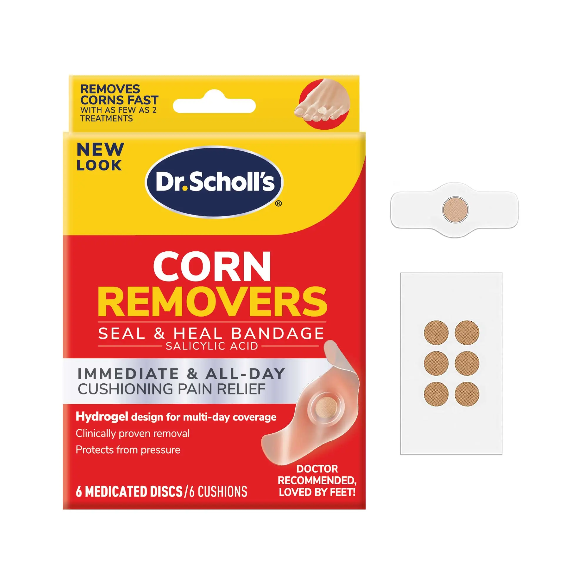 Corn Removers Seal & Heal Bandage with Hydrogel Technology Corn Removers Seal & Heal Bandage with Hydrogel Technology