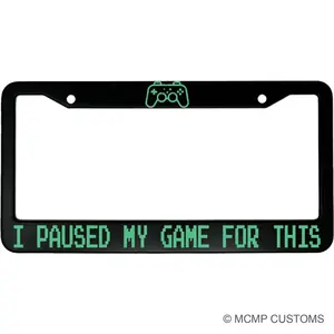 Camo License Plate Frame – Metal Camouflage Car Tag Holder for Trucks, Duck & Tree Patterns, Glossy Finish, Pre-Drilled Holes