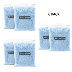 PetSafe ScoopFree Premium Crystal Cat Litter W/ Odor Absorbancy, Low Tracking & Lightweight- 6 pack, kitty litter, litter box, cat care, pet supplies, litter refill, cat hygiene