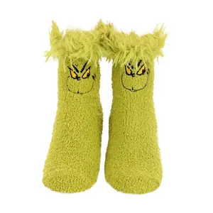 Fuzzy Socks Grinch