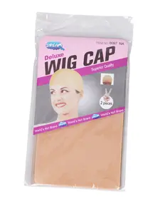LushWig 2 pieces Brown Stocking Wig Caps Stretchy Nylon Wig Caps for Women Stocking Cap for Wigs