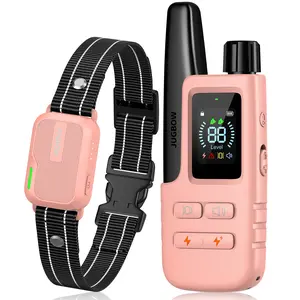 Jugbow Dog Training Collar - 4500FT Dog Shock Collar with Remote, 4 Training Modes, Security Lock, IPX8 Waterproof, Rechargeable e-Collar for All Breeds Barking Collar Pet Products DT61