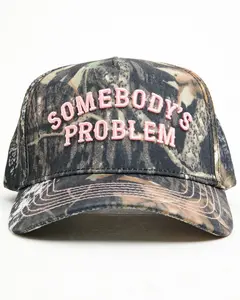 Somebody's Problem Camo Ball Cap Somebody's Problem Camo Ball Cap