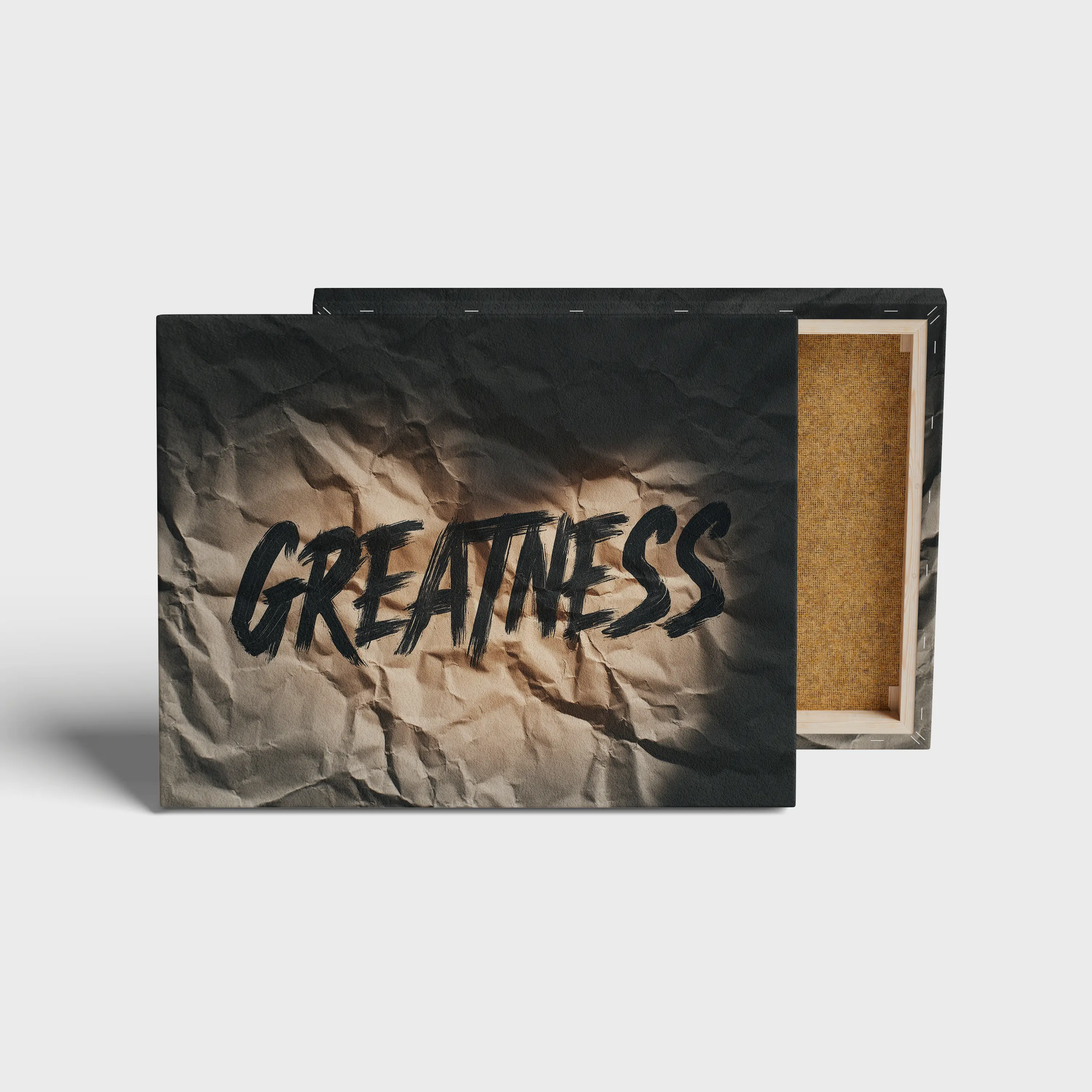 Greatness Motivational Wall Art