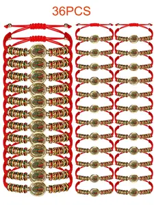 Ethnic Pattern Virgin Mary Charm Decor Bracelet, Fashionable Stretch Bangle Adjustable String Bracelet for Women & Men, Religious Prayer Jewelry Gift for Women & Men, Adjustable Slider Bracelets