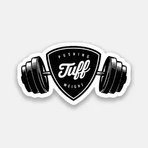 Pushing Weight Sticker