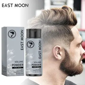 East Moon Men's Hair Powder, No-Rinse Frizz Control, Volumizing Styling Powder, Oil-Control Formula, Convenient Haircare Solution
