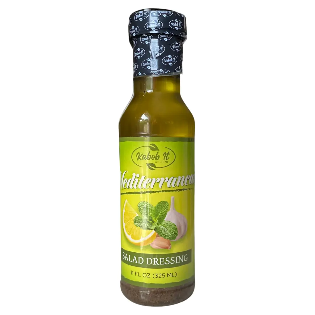 Kabob It At Home Mediterranean Dressing and Marinade - Sugar Free - Gluten Free - Dairy Free - Nut Free