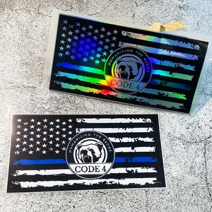 American Flag Pattern Car Sticker, Waterproof & Sunscreen Vinyl Decals, Suitable for Car Windows, Bumpers, Rear Windscreen, Body, Trunk, Ideal for Use As Vehicle Decoration, Universal Car Sticker