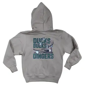 BatWrapz Ducks Bucks and Dingers Hoodie Youth - Brown