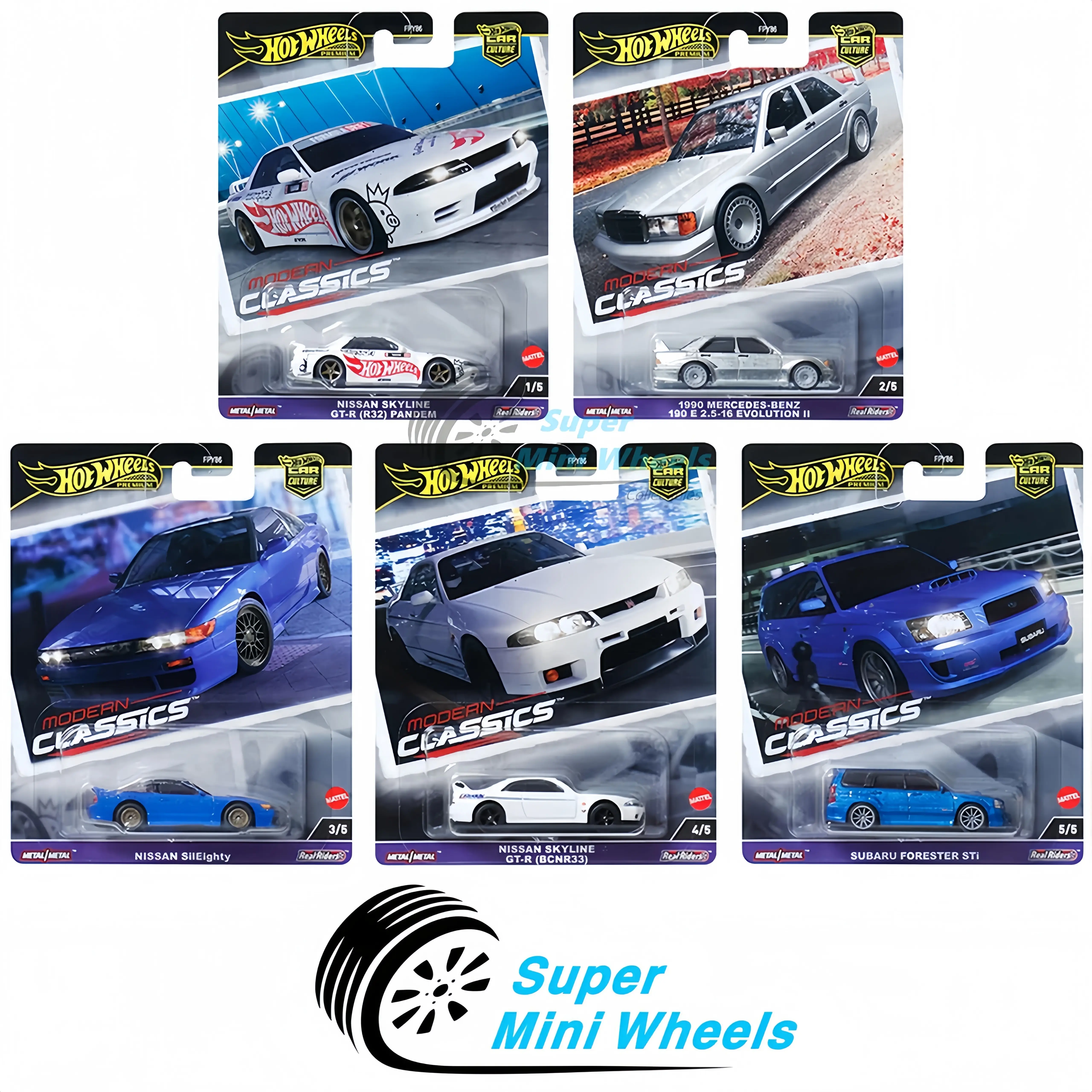 Hot Wheels 1:64 Car Culture 2024 E Case Modern Classics