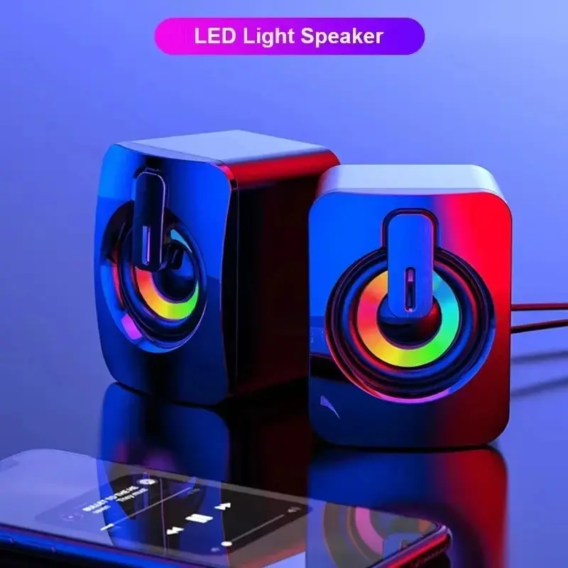 Audio Cartel™ NeonWave RGB Studio Speakers — CyberSound Edition