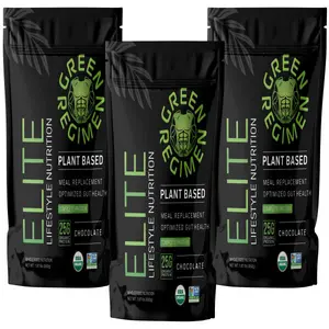 Green Regimen - Organic Plant Based Protein Chocolate - 3 Month Supply | Elite Protein by Green Regimen