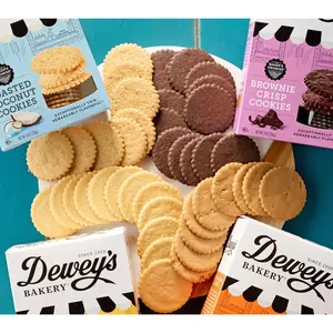 Dewey's Bakery 280-Piece Moravian Style Cookie Thin Assortment