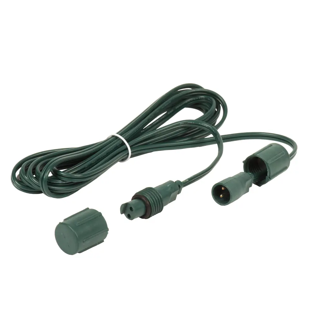 212 MAIN Green Wired Coaxial Wire Extension Cord - 10 ft, 4-Pack Bulk Bagged Set for Home Improvement Electrical Equipment & Supplies, Bulk Pack