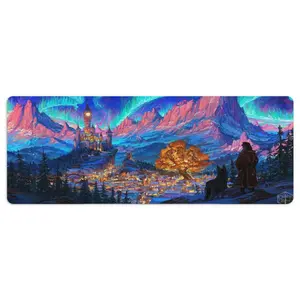 Critical Role themed mouse pad, waterproof, non-slip, durable, with an ultra-smooth surface.