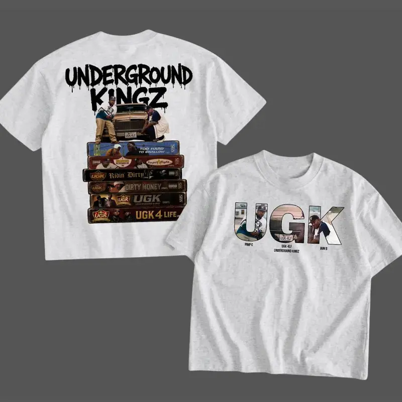Vintage UGK Album T-shirt, Underground Kingz Graphic tee, Hip Hop Music Band Shirt, Vintage Album T-Shirt, 90s Rap Streetwear Gift, Vintage Hip Hop Graphic Tee, Unisex Shirt, Gift For Fan, For Men, For Women, Full Size, Full Color, MADE