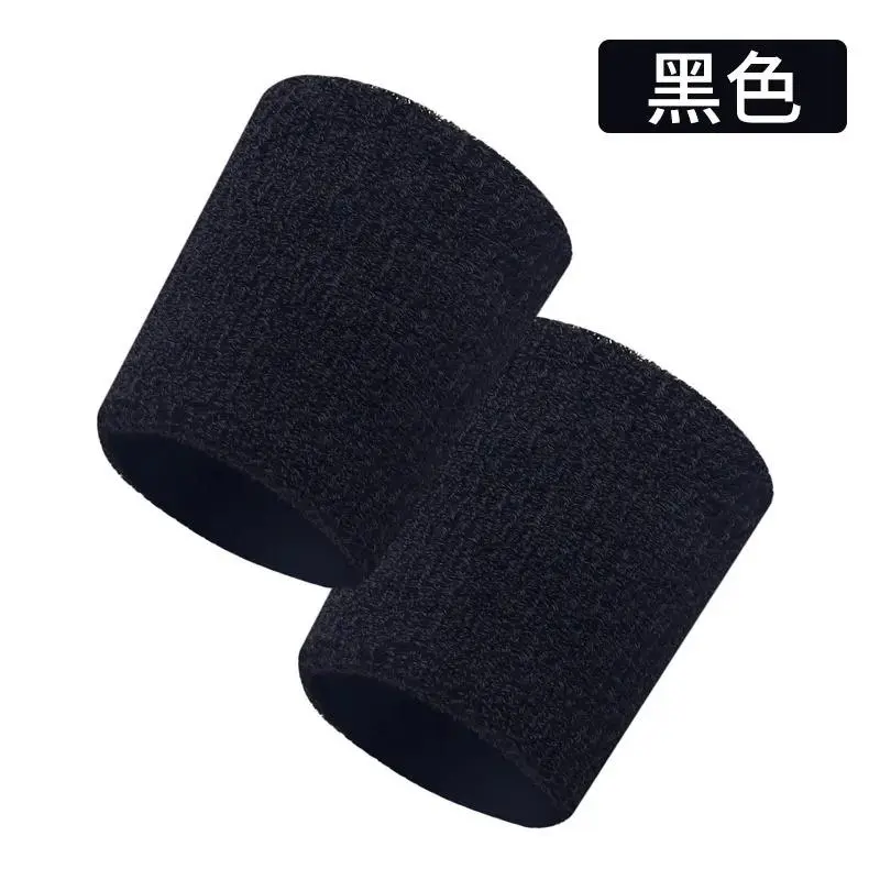 2Pcs Sports Wristbands Towel Tennis Sweat Bands Wrist Guard For Basketball Volleyball Padel Fitness Sweatbands Wrist Wrap Cuff