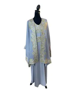 Taylor Kuftan Silk Kaftan Ethnic Print Kaftan