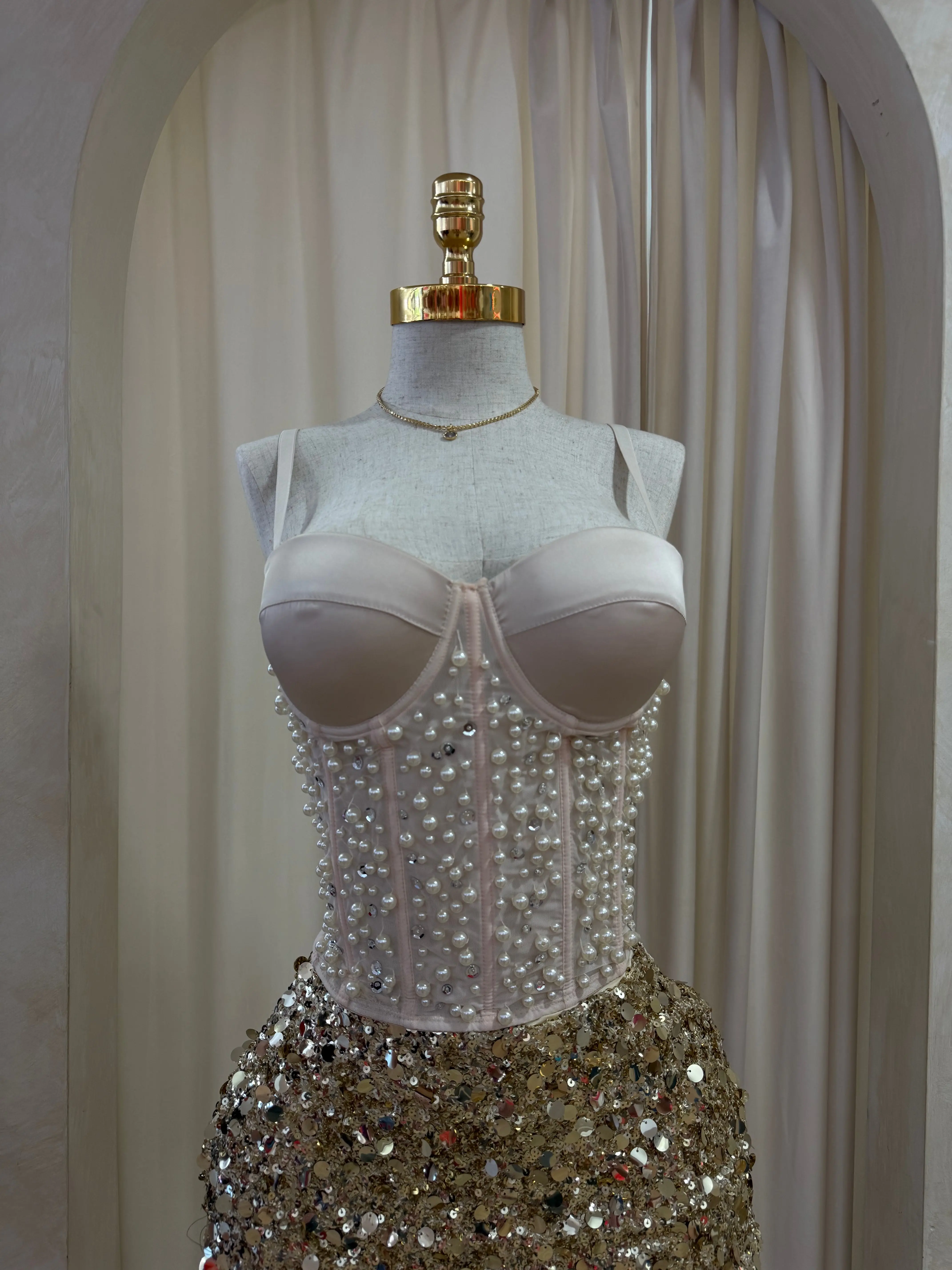 Pearl corset