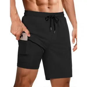 Mens Swim Trunks with Compression Liner 2 in 1 Board Shorts 9" Quick Dry Bathing Suit Swimsuit with Pockets S-2XL