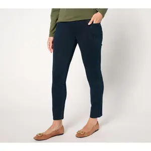 Women With Control Petite Prime Stretch Tummy Control Slim Leg Pant