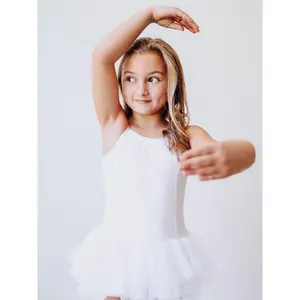 Skirted Tutu Leotard - White