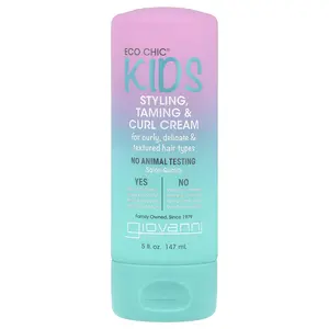 Giovanni Eco Chic® Kids, Styling, Taming & Curl Cream, 5 fl oz (147 ml)