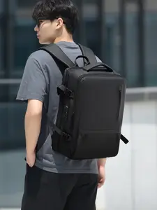 Men's Casual Backpack, Travel Business Laptop Bag, College Student Large Capacity Bookbag, Daily Use Shoulder Bag