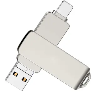 3 in 1 Flash Drive, High Speed USB 3.0 Memory Stick with Type-C Adapter, External Photo Backup Stick for Android Smart Phones, PC, Laptop