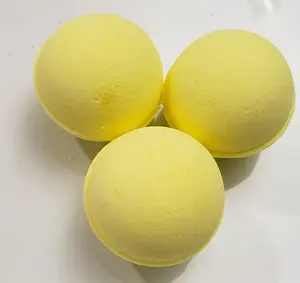 Banana Berry scented bath bomb with hidden toy