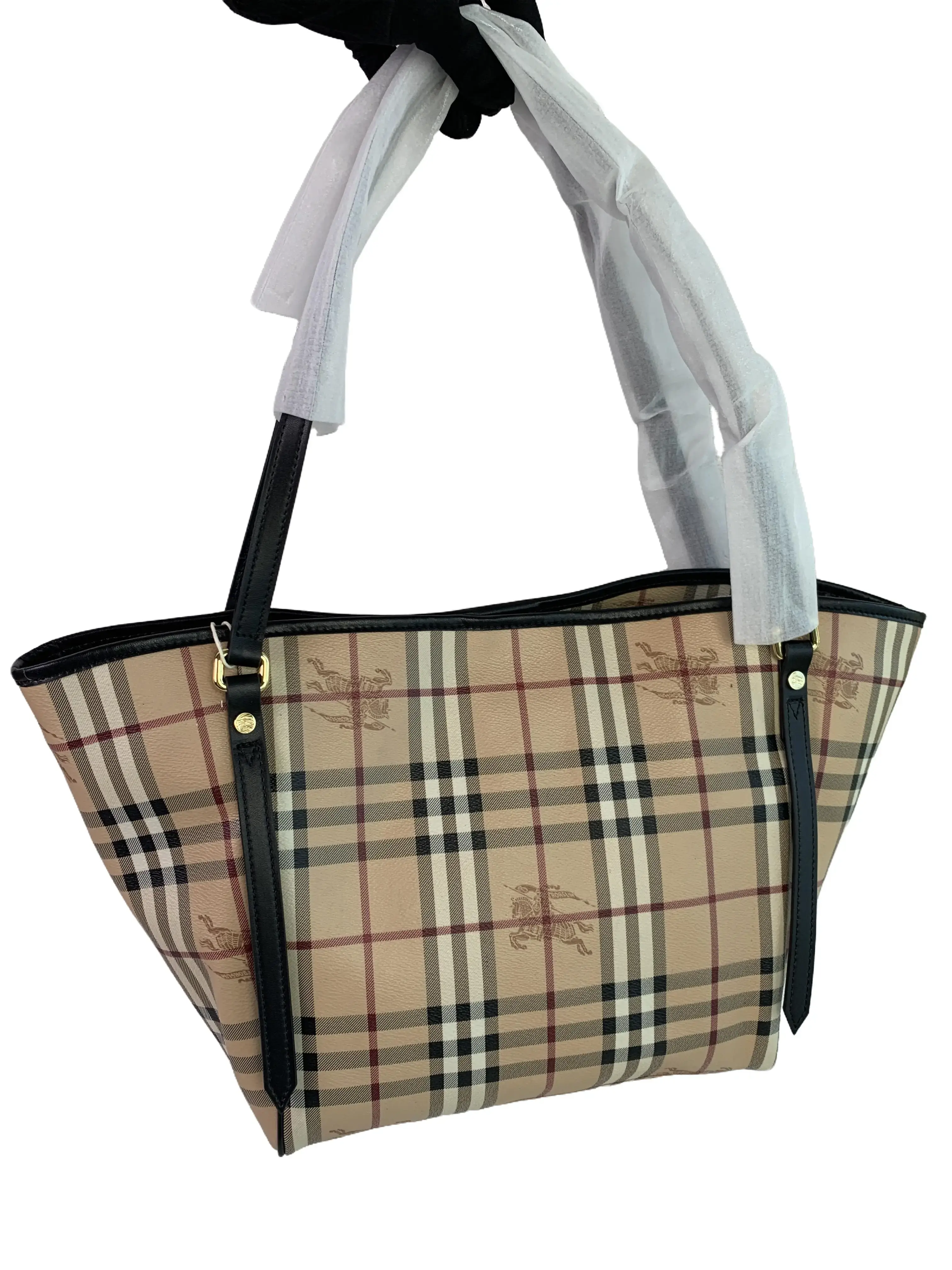 Pre-owned BURBERRY Vintage‑Check Tote Shoulder Bag/EE06115403/5403
