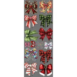 CHRISTMAS BOWS GANGSHEET  - 22X60