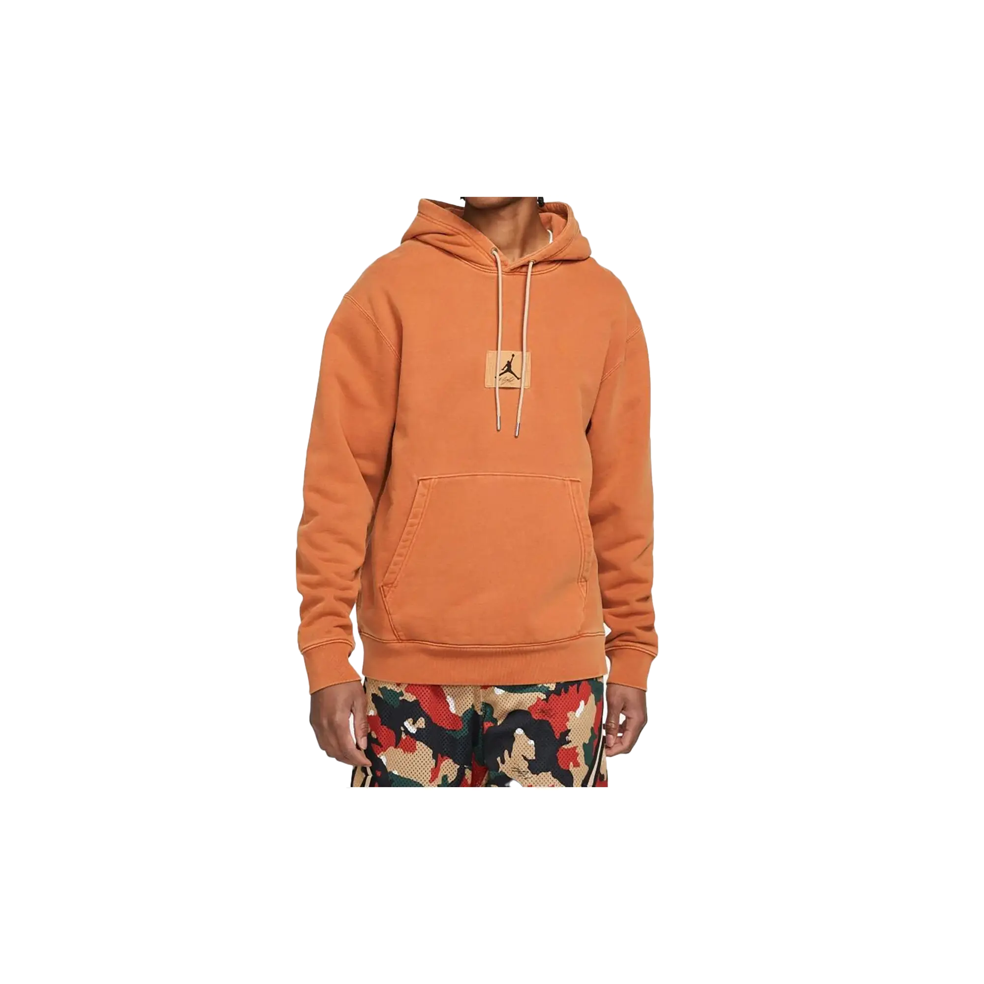 Jordan Flight Heritage Washed Fleece Pullover Hoodie "Dark Russet" DA9789 220
