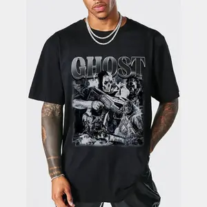 Simon Ghost Riley COD 90s Vintage T-Shirt - Menswear Tops Graphic Short Sleeve Cute Fitted Underwear Tshirt