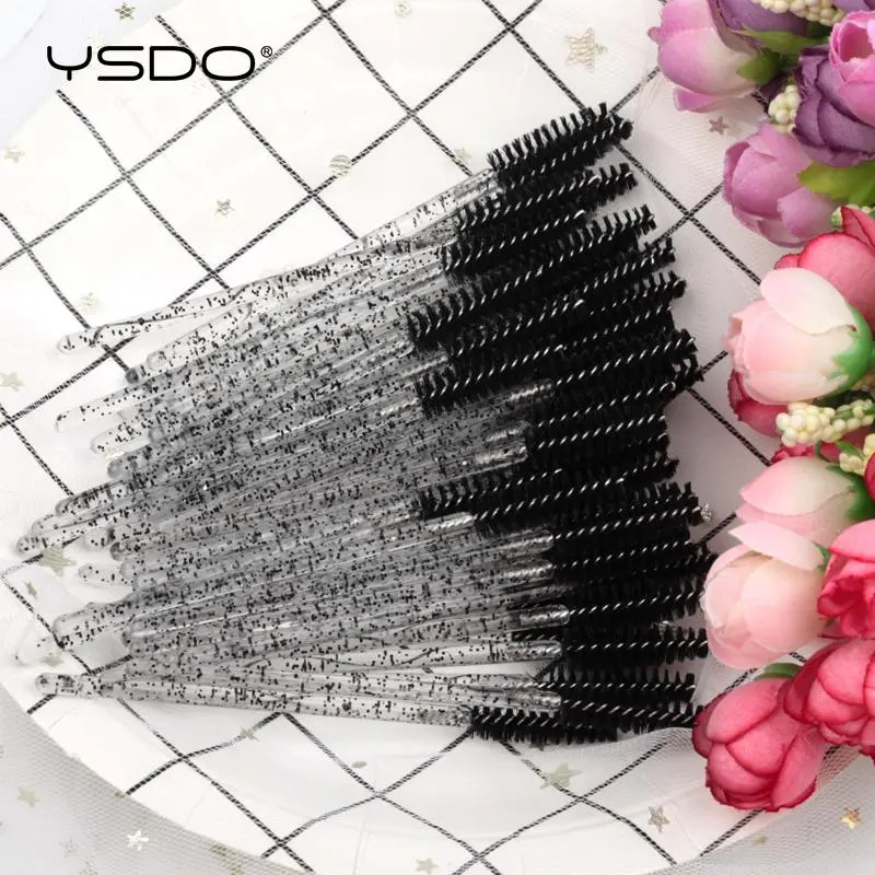 5/50 Pcs Eyelash Brushes False Eye Lashes Extension Tools Eyebrow Brush Mascara Wands Applicator Spoolers Lashes Cosmetic Tool 2026 New