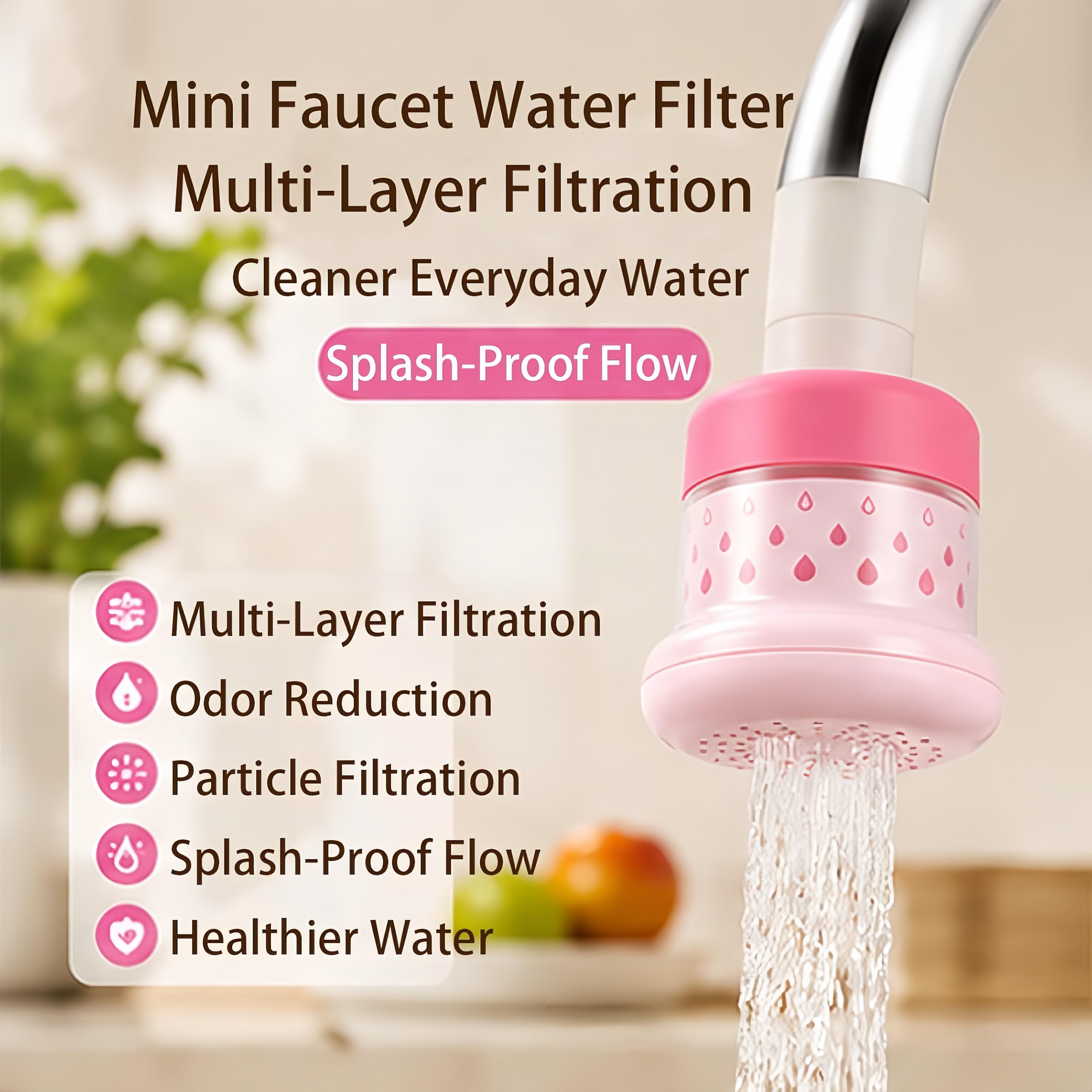 【BUY 1 GET 1 FREE】 Minimalist Fresh Water Tap Filter for Home Use — Multi-Layer Filtration Purifier Tap for Kitchen Vegetable Washing, Splash Guard