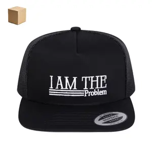 "I AM THE PROBLEM" Embroidered Trucker Hat | Adjustable & Sun-proof, Perfect for Street Style, Surf and Trips fathersday‌ gift