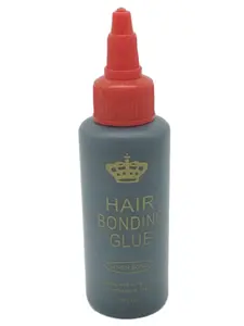 2 Oz 60 ml Black Hair Weft Bonding Glue Strong Hold Hair Weave bond