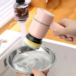 Electric Cleaning Brush Dishwashing Brush Automatic Wireless USB Rechargeable Professional Kitchen Bathtub Tile Cleaning Brushes