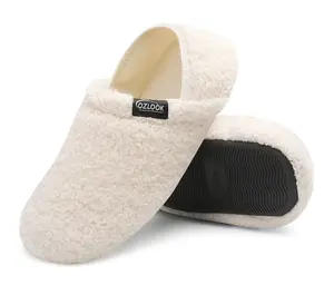 Unisex Yoga Winter Warm Slippers - Non-Slip, Easy Slip-On Comfort Slides, Flexible Foldable Heel, Portable Travel Shoes for Home, Office, Indoor Outdoor Use