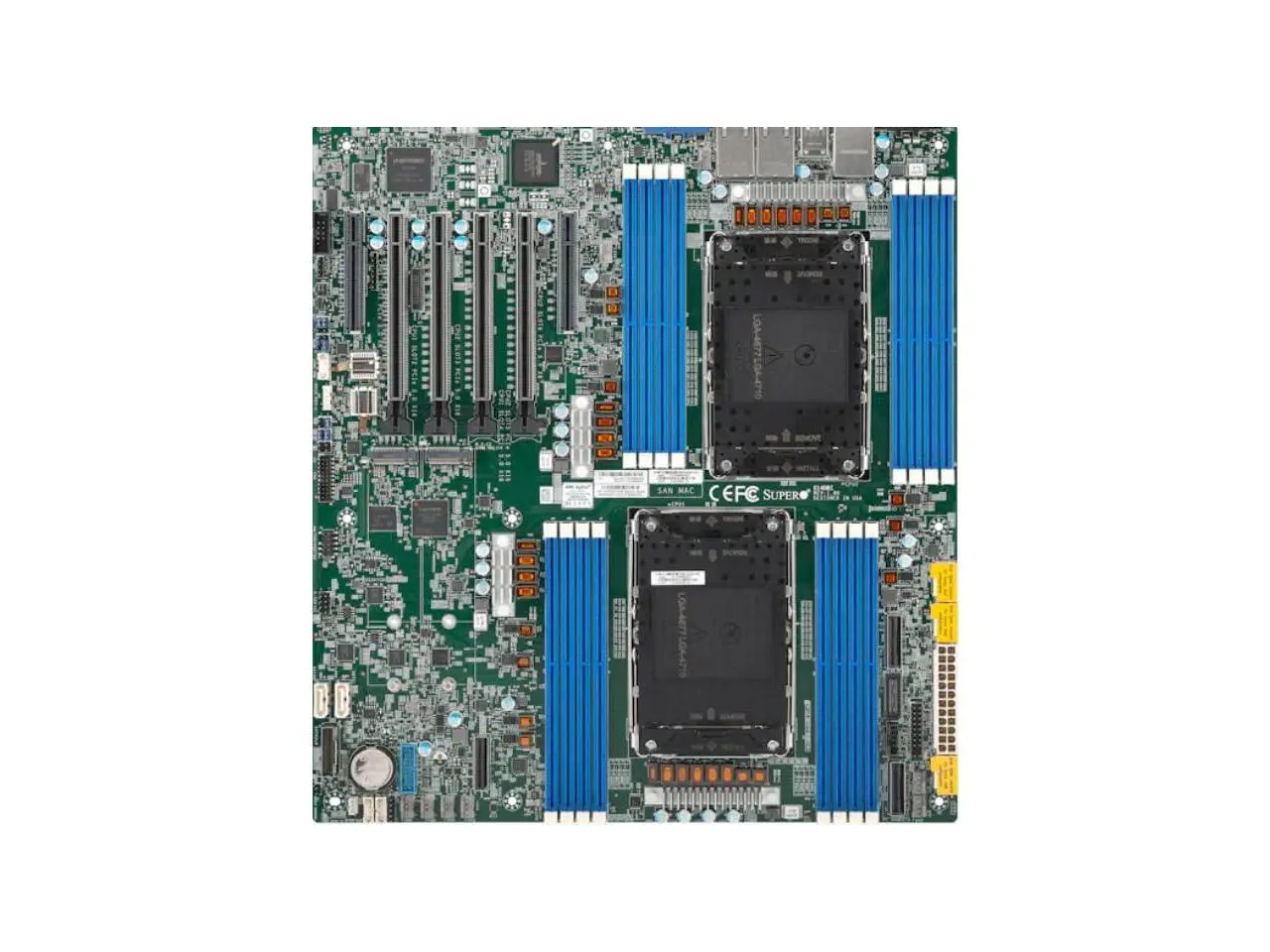 Supermicro X14DBI-T Dual LGA-4710 Server Board - Xeon 6700/6500 - 4TB DDR5 - PCIe 5.0 & CXL 2.0 - Dual 10G LAN - M.2 - 10x SATA - USB 3.2 (MBD-X14DBI-T-B)